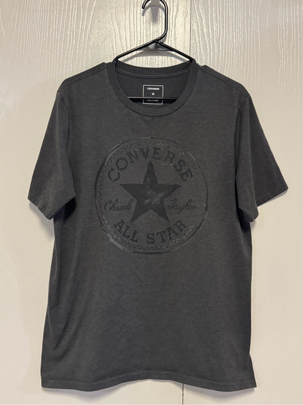 Converse Black Short Sleeve All Star Logo Tee